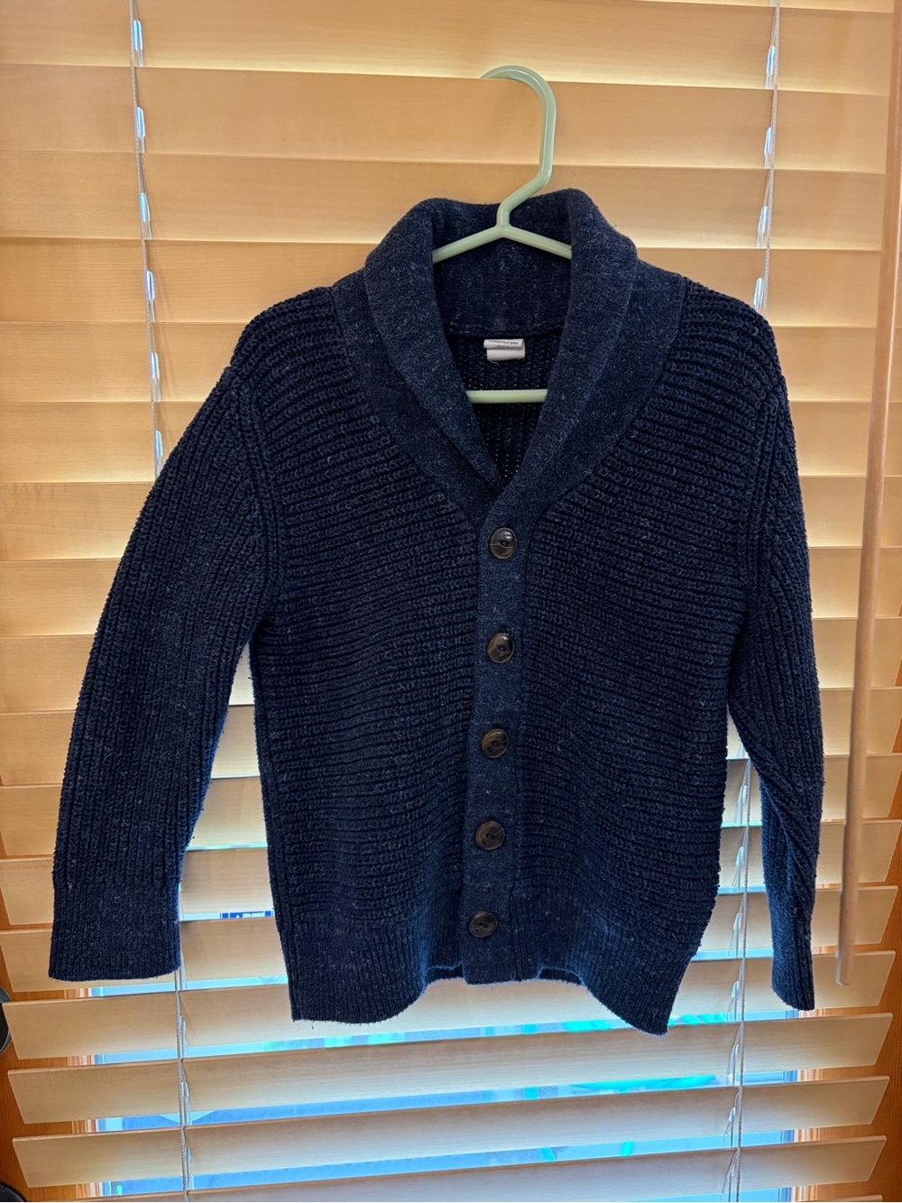 Baby GAP Toddler Shawl Collar Cardigan sweater - Dark Navy size 4 Cotton